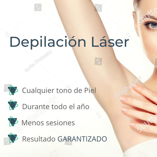 Clínica Estética requiere tu creatividad para un Banner Depilación Laser
