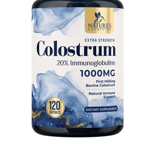 Powerful, Colostrum Design Needed for Nature's Nutrition Design by UnderTheSea™