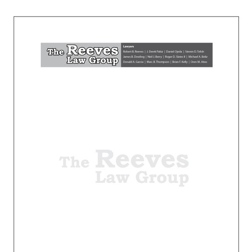 Law Firm Letterhead Design Design by impress
