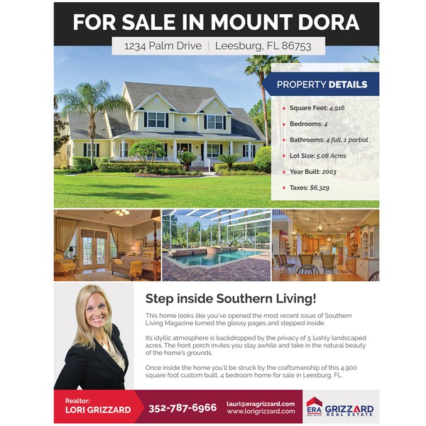 Design by McCringleberry titled "ERA Home Flyer"