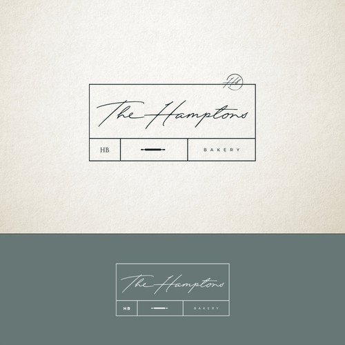 The Hamptons Bakery Logo Design by Luxum88