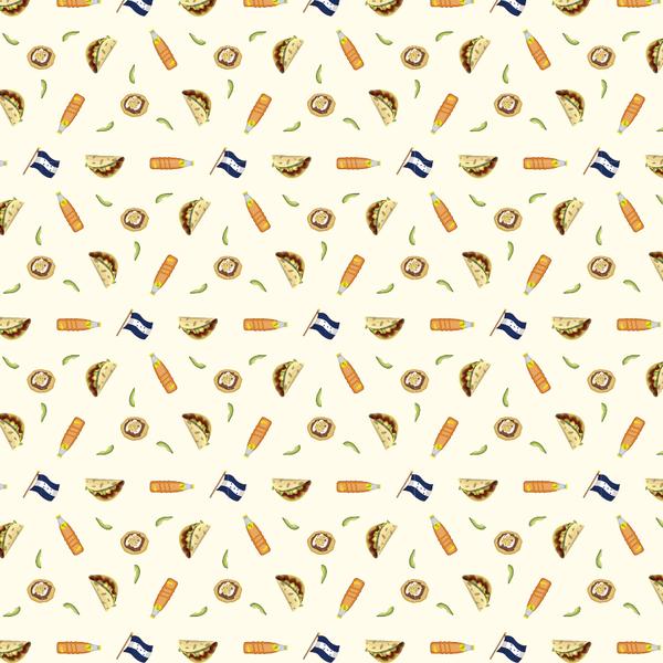 Honduras Food Shirt Pattern - tasty