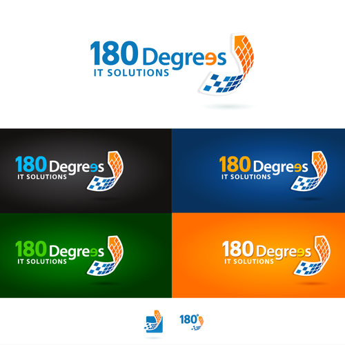 New logo wanted for 180 Degrees IT Solutions Réalisé par musework