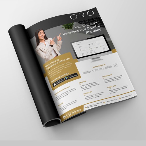 Creative Magazine Ad for A High Tech Platform Design by Shreya007⭐