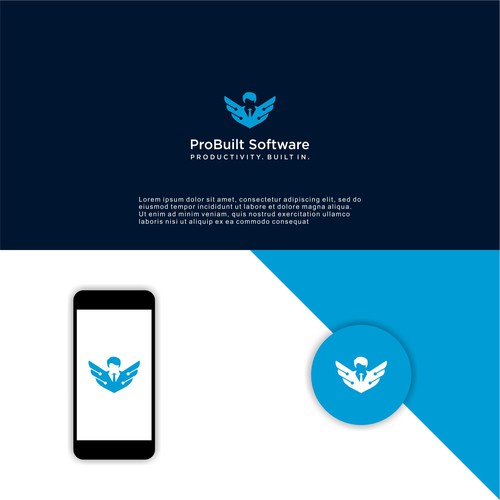 Powerful, Professional & Clean Logo for a technology company Design by kokutou