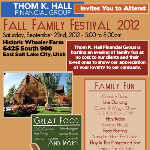Help Thom K. Hall Financial Group with a new postcard or flyer Design by Picturesque Design