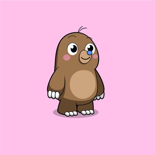 Pop & Cool Looking  2D Mole Character For Our Brand New Game in NFT-ontwerp door jasterxinan