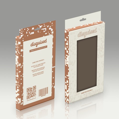 Create modern & stylish phone case packaging for high-end phone case company "disguised" Design by Andy⚡️⚡️