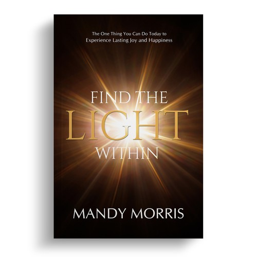 Book cover “find the light within” Design by Wizdizz