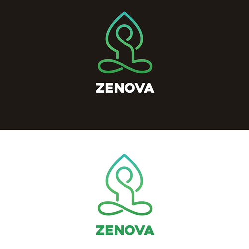 Zenova Logo: Revolutionary suite of health and wellness mobile apps Design by Darius Beldean