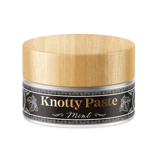 Knotty Toothpaste label design