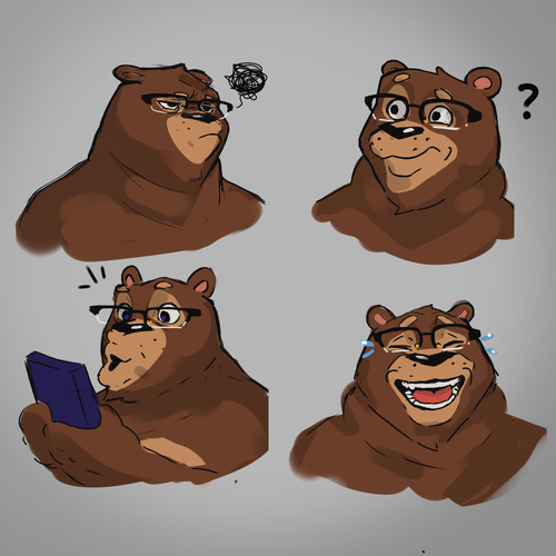 Yeah I know, another Bear design. But Let's make this one is special with Love. Diseño de Little George