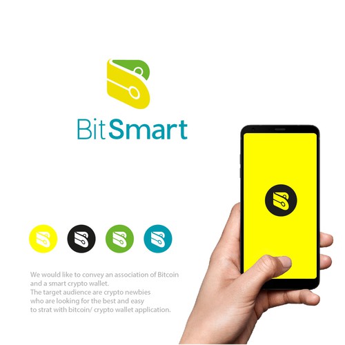 Design best logo for BitSmart crypto wallet app Design by rinsku