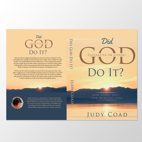 Design book cover and e-book cover  for book showing the goodness of God Design by Pagatana