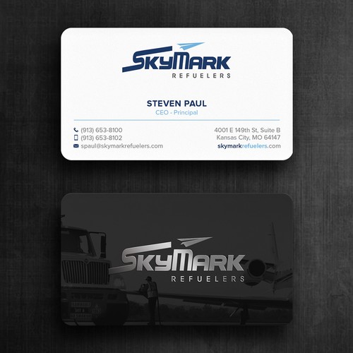 Need business card redesign for Aircraft Truck Fueling company Design by Felix SH