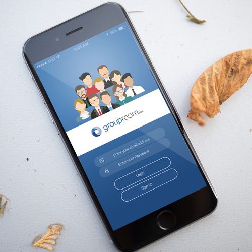 Create a simple and awesome splash screen for GroupRoom! Design by Sunriser