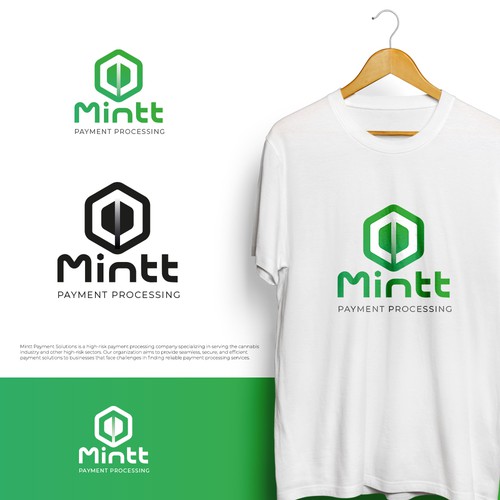 "Urban Trendsetter: Create a Stylish & Bold Logo for Mintt Payment Solutions - Diseño de BouncyMind