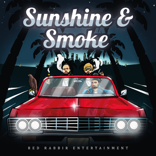 G-Funk Album Cover LA Old School Vibe Design by MAKESHIFT.ART