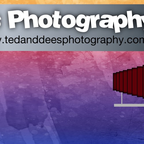 banner ad for Ted & Dees Photography Design by lukakatic