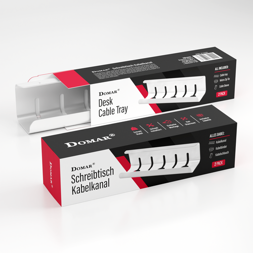 Designs | Product packaging of an under desk cable tray - you can us as ...
