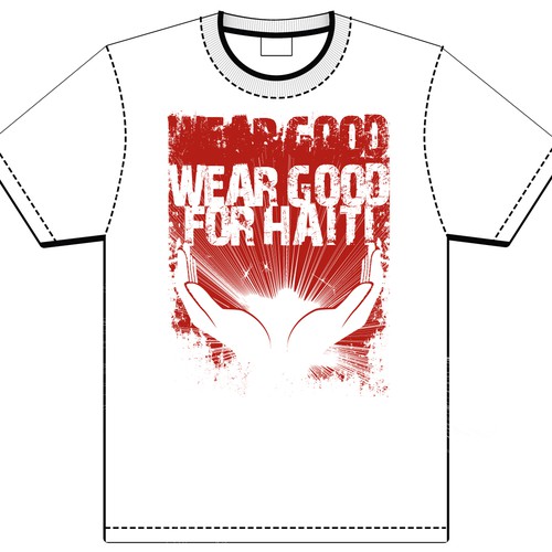 Wear Good for Haiti Tshirt Contest: 4x $300 & Yudu Screenprinter Ontwerp door miehell