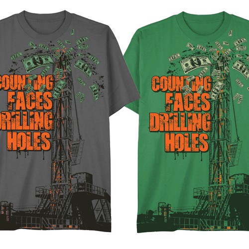 Oil field T-Shirt design! Design by stormyfuego