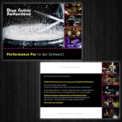 Postcard, flyer or print contest entry by pixelstuermer