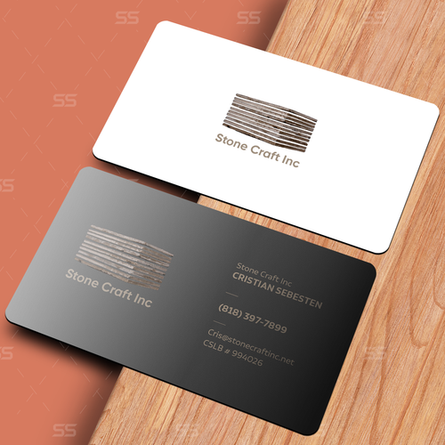 Business Card - Stone Craft Design by SahaSrabon