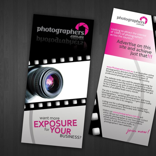 Simple, Clean Two-Sided DL Flyer - Photography Related