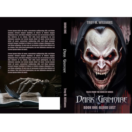 Dark Grimoire-ontwerp door Labelschmiede