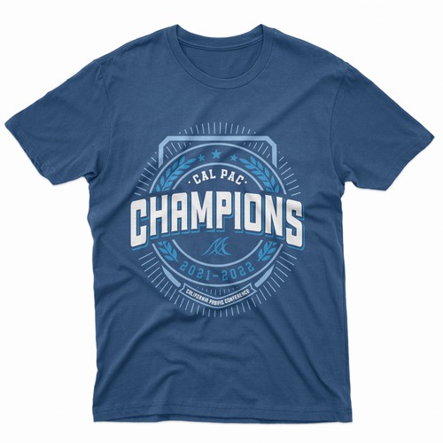 Cal Pac Champions T-Shirt, 2021-22 Design by -Diamond Head-