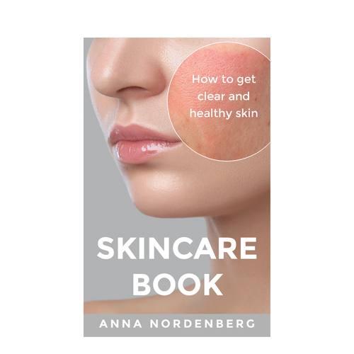 skincare book to help people with unwanted skin issues such as acne .... Design by romy