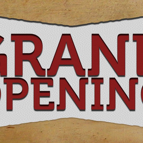 CASUAL STREET WEAR CLOTHING STORE GRAND OPENING SIGN Design by Saharsa