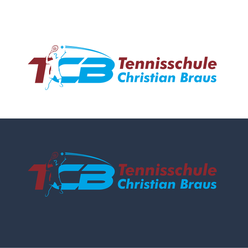 Create a modern logo for a upcoming tennis school Design by R_98™