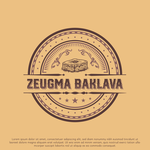 High quality Turkish baklava shops in Bosnia and Herzegovina-ontwerp door Kris1923