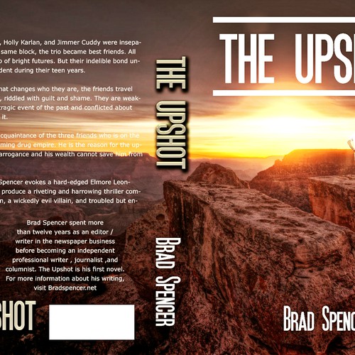 Book cover for a riveting suspense/thriller/crime novel Design by ilyasshoppus