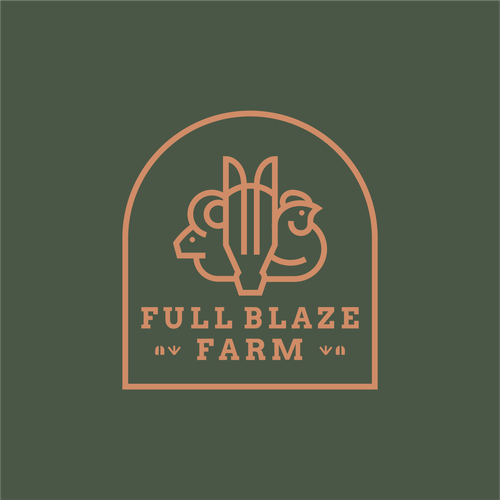 Logo needed for local small farm 'Full Blaze Farm' Design by Sasno P