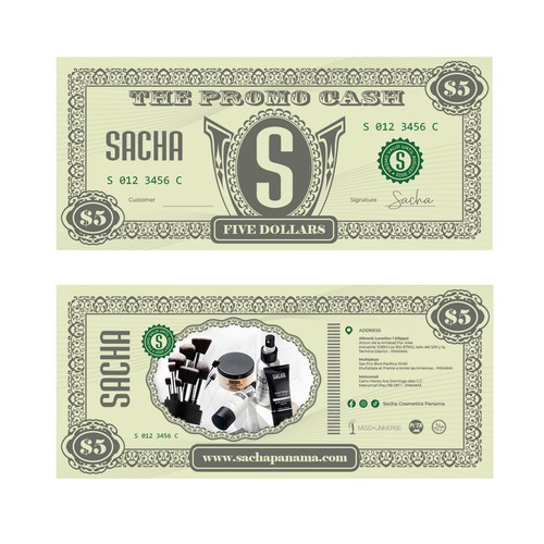 Sacha Cash Design by Leo Sugali