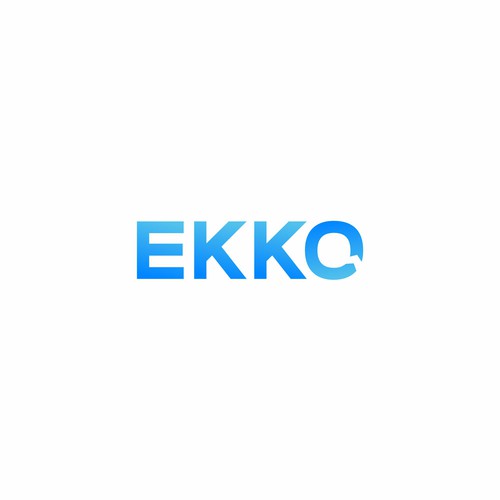 SIMPLE LOGO - ekko Letters then dm after Design by viqisetiadi11