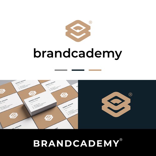 New logo & styleguide for modern startup selling online courses Design by Clefiolabs Studio™