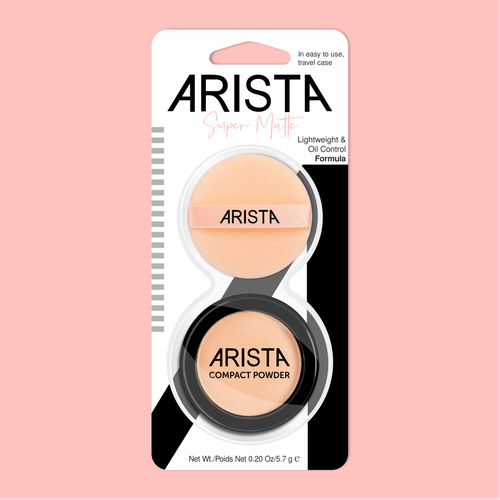 Arista Compact Powder Design by SBS GRAPHICS