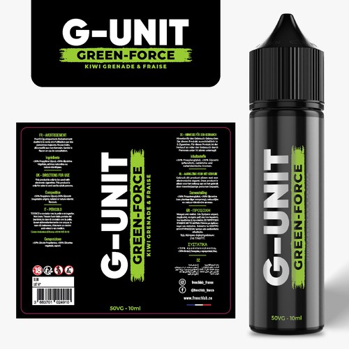 G-UNIT Eliquid need his new label Design by DevDevit   ★ ★ ★ ★ ★