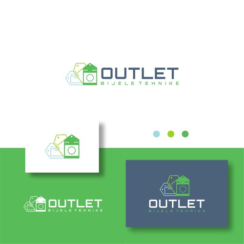 New logo for home appliances OUTLET store Réalisé par NuriCreative