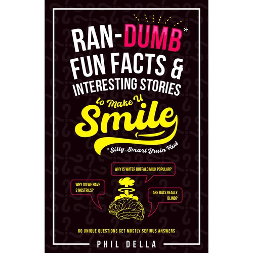 Ran-Dumb Fun Facts Book Cover Design by Syarif HC