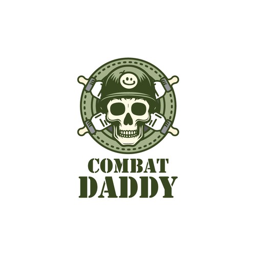 Need a classic, manly logo to appeal to new dads to read our blog! Design by bevouliin