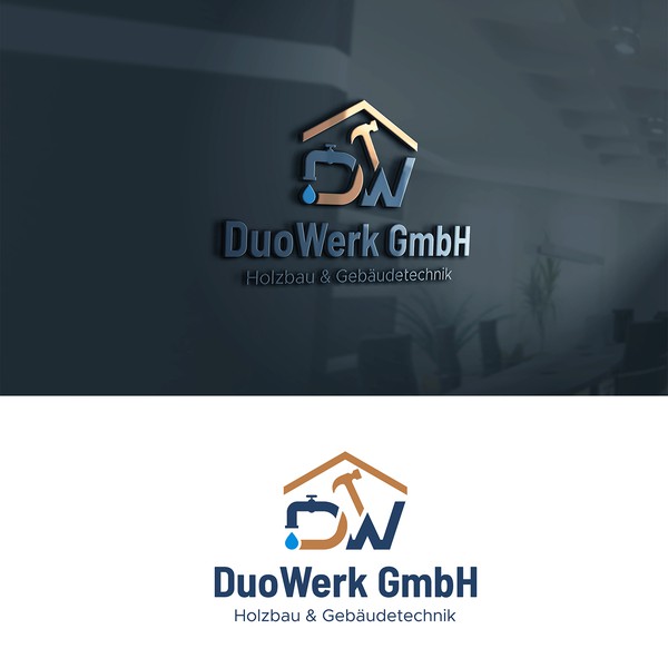 Design by SimpleDezign titled "Plumbing. construction home repair logo design."