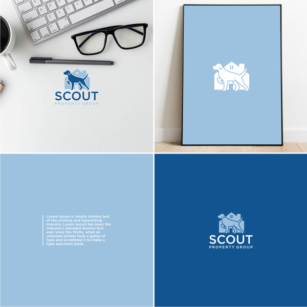 Design by rizquna93 titled "SCOUT PROPERTY GROUP"