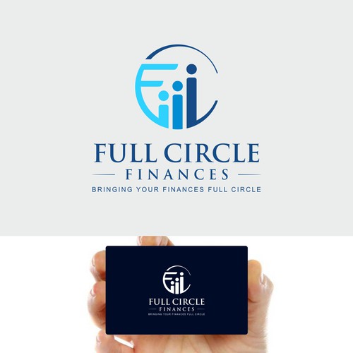 Simple but eye catching Full Circle logo for retirees Design réalisé par Unique V Designs