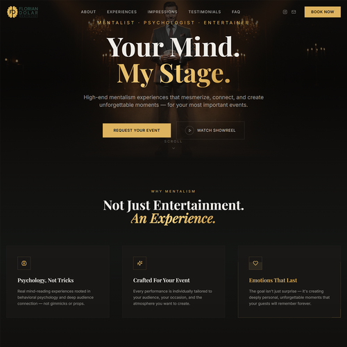Web page design contest entry by ahnaaf