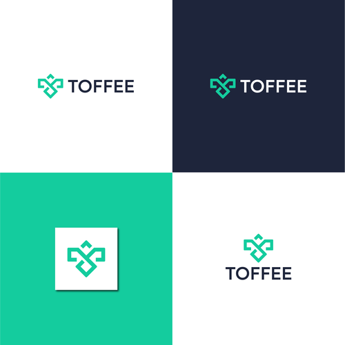 Design di modern fintech logo di wonki ™